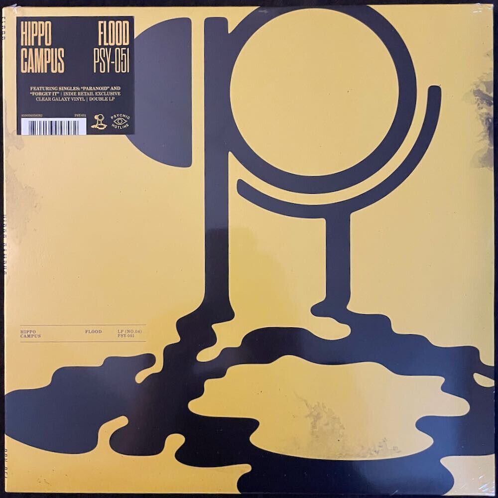 Hippo Campus - Flood , Limited Clear Galaxy Vinyl Record 2024 NEW Sealed